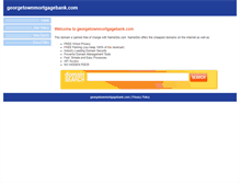 Tablet Screenshot of georgetownmortgagebank.com